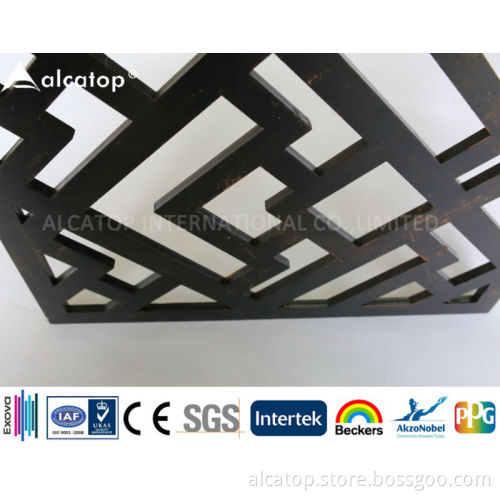 Flower Aluminum Panel for Exterior Facade Cladding